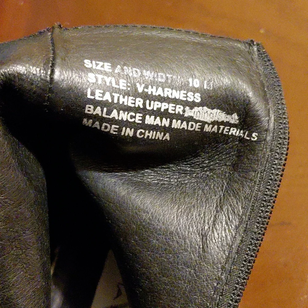 Via Spiga Men's Black Leather Boots.